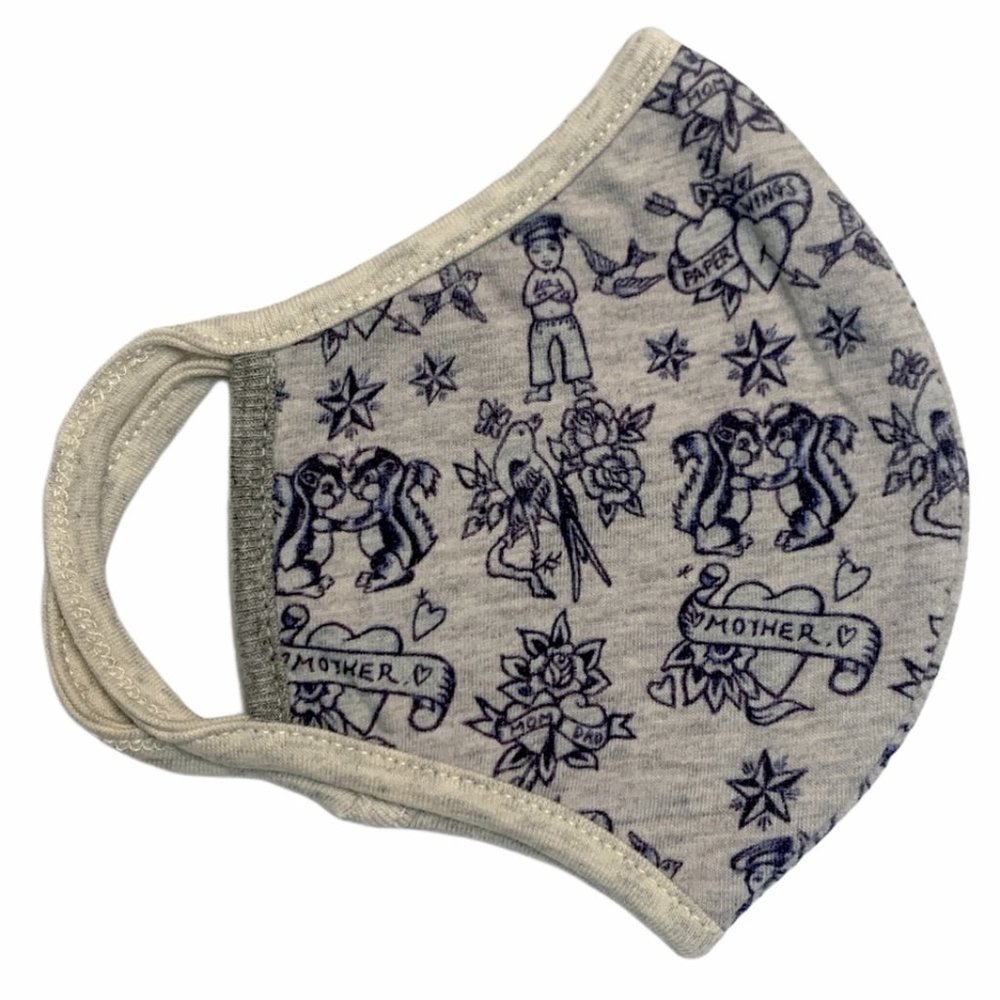 PW, 2-7Y/Child, organic cotton face mask